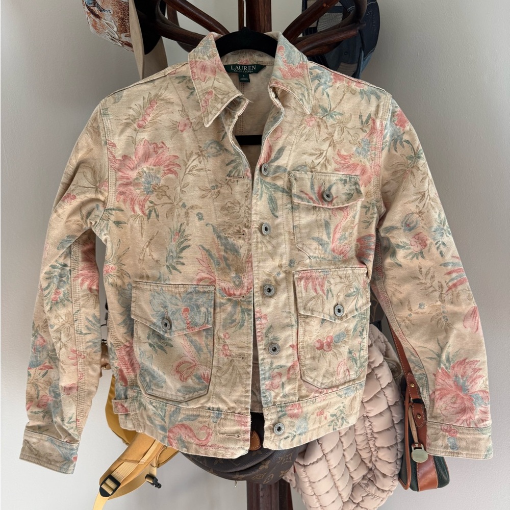 Ralph Lauren Floral denim Jacket